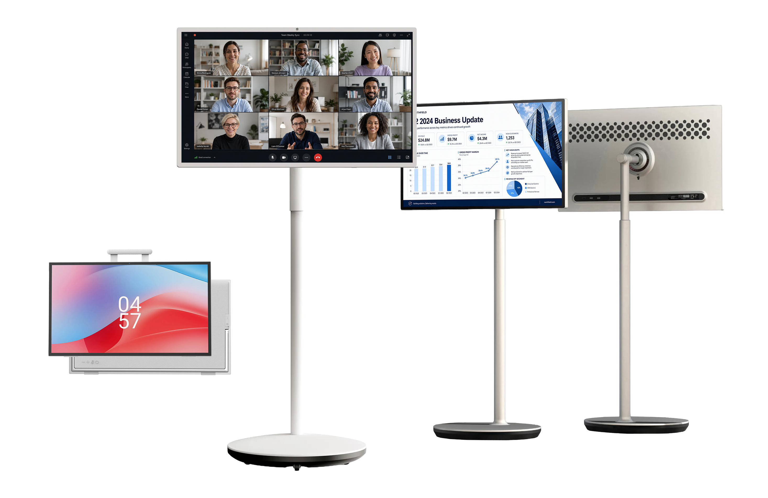 Mobile Display productoverzicht met Companion, Titanium en Portable